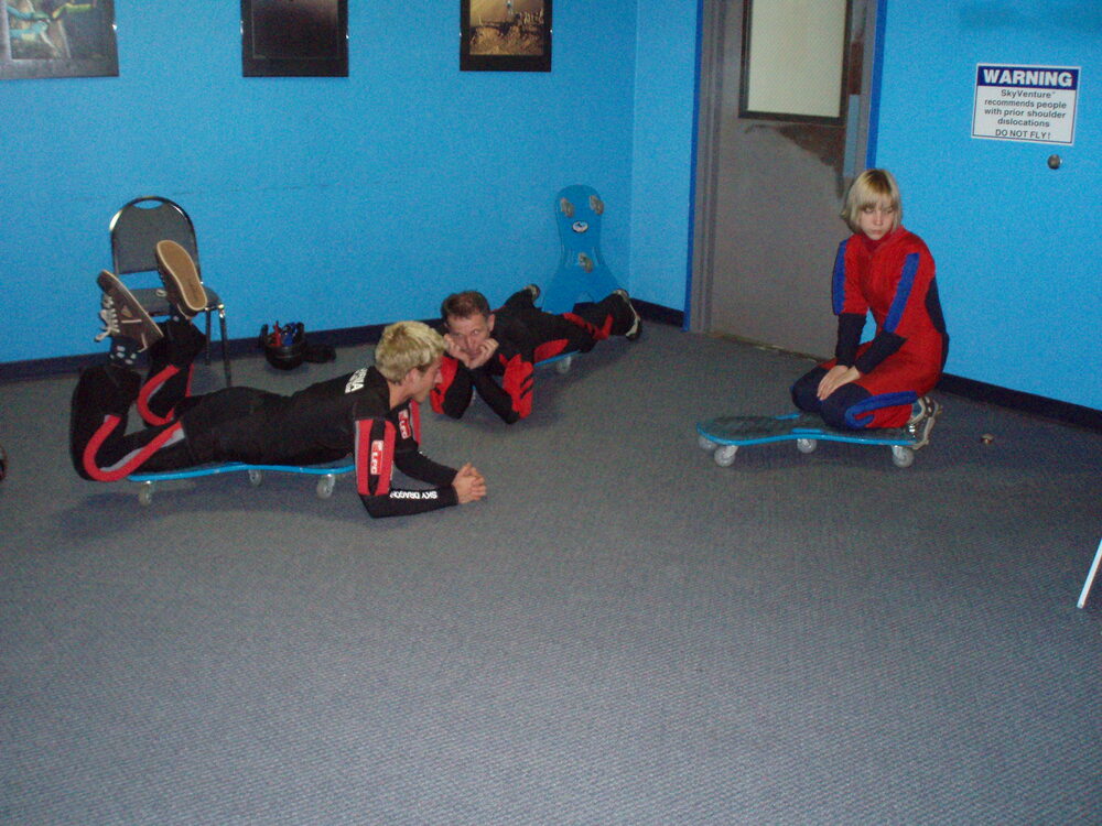 Training in the wind tunnel