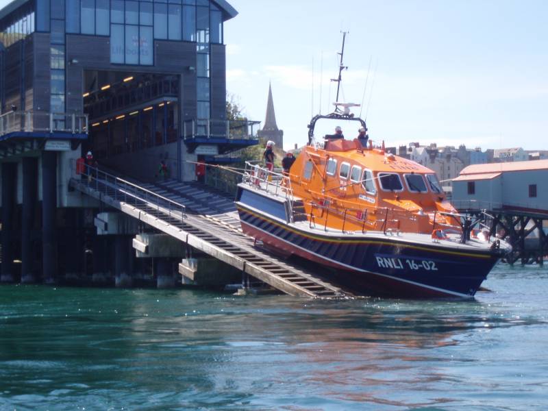 The new Tenby lifeboat station