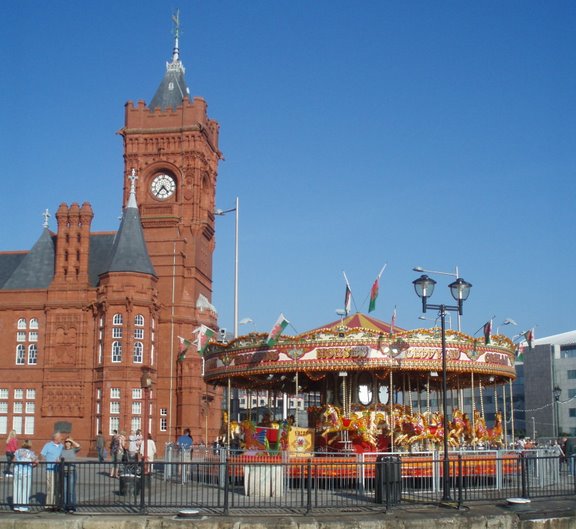 The Pierhead building in Cardiff Bay