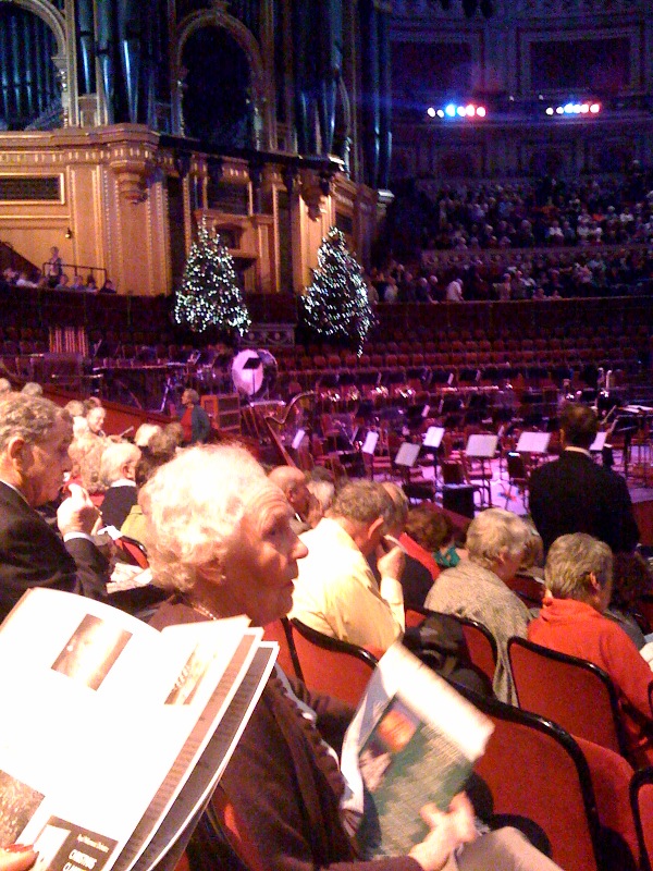 John Rutter Christmas celebration presented by the The Royal Philharmonic Orchestra and held at the Royal Albert hall