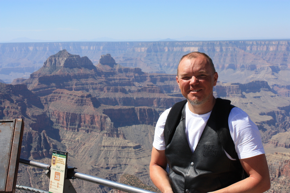 Me in front of the Grand canyon