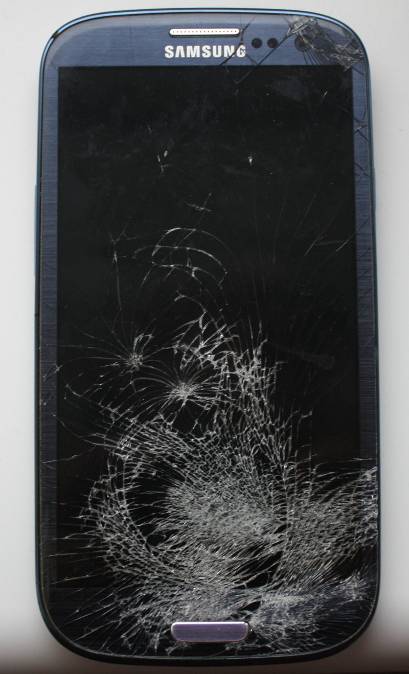 This is what my Samsung looked like afterwards