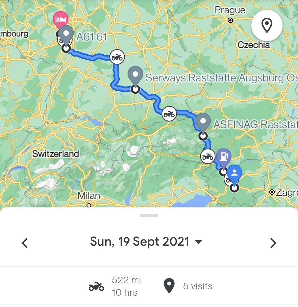 Slovenia to Alzey, Germany.