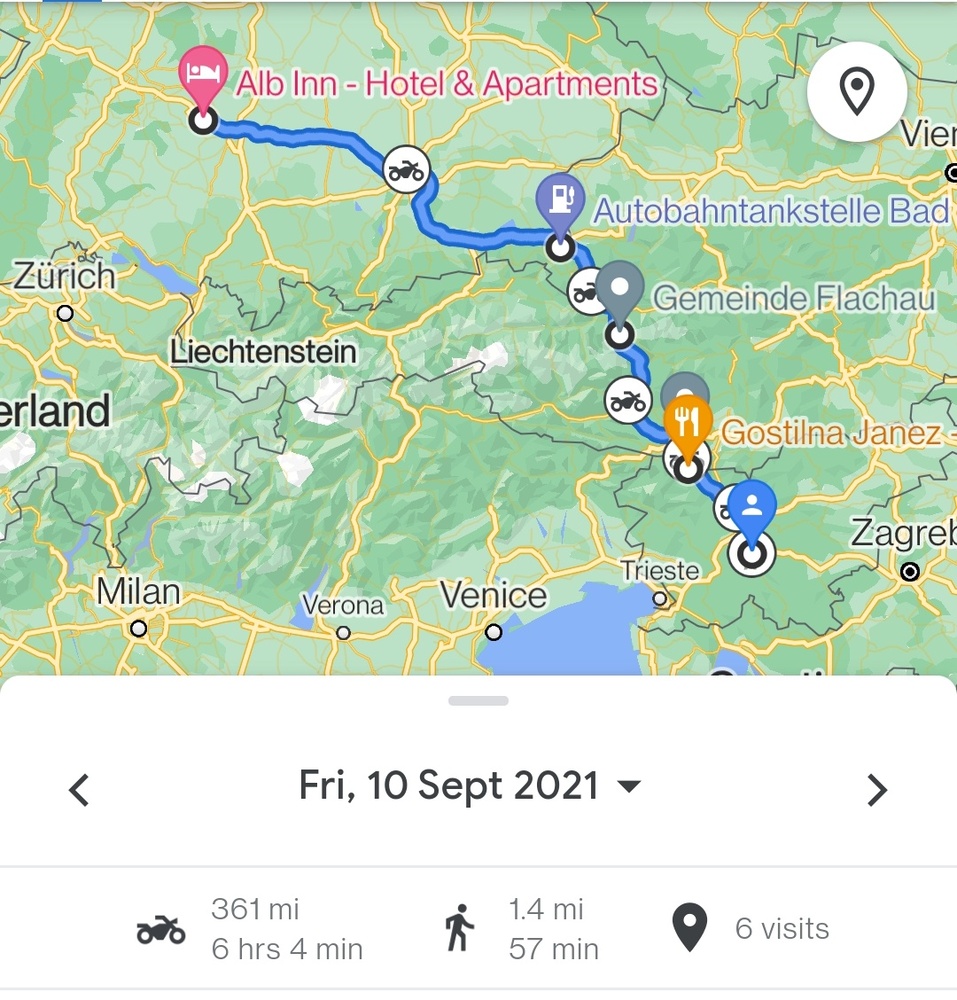 Day 3, Merklingen, Germany to Slovenia