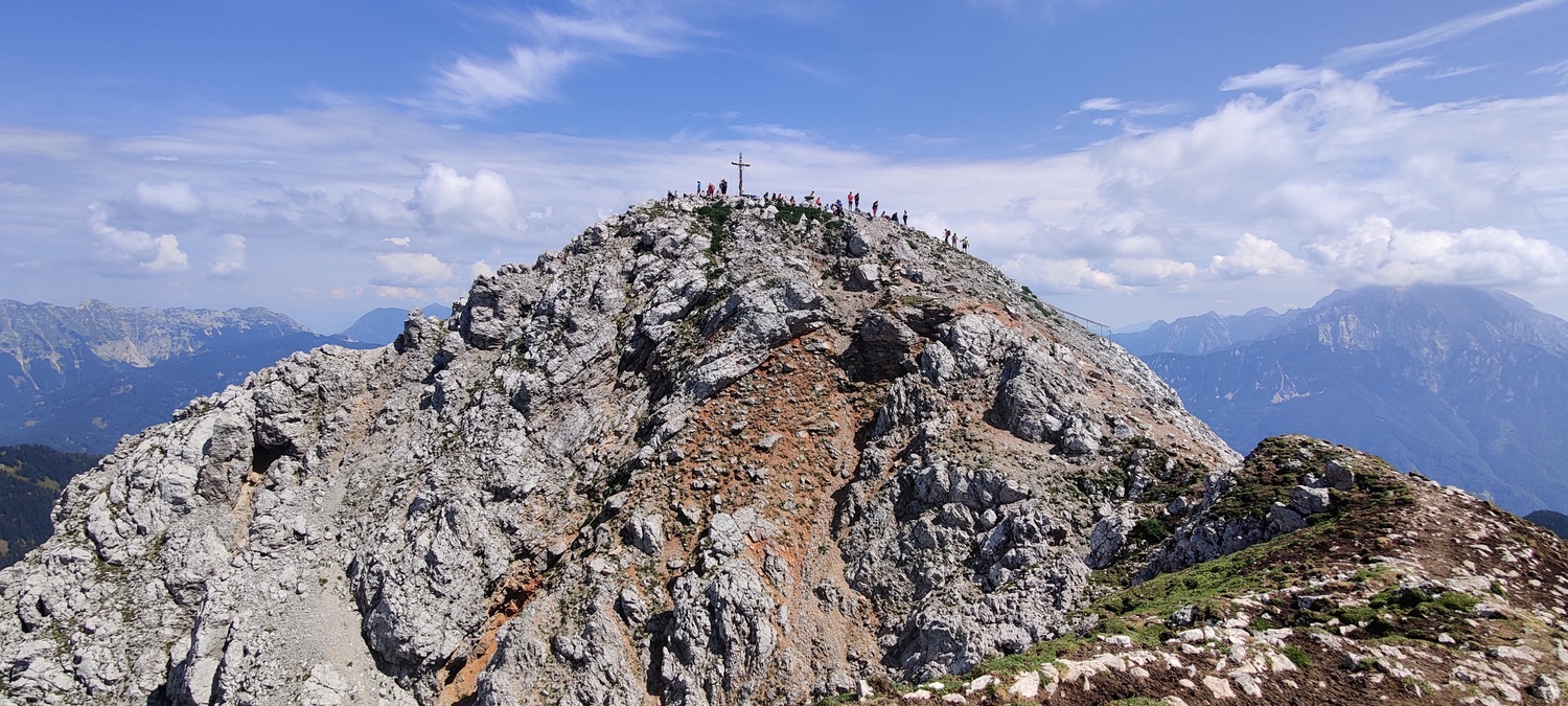 The top of Mt Storžič