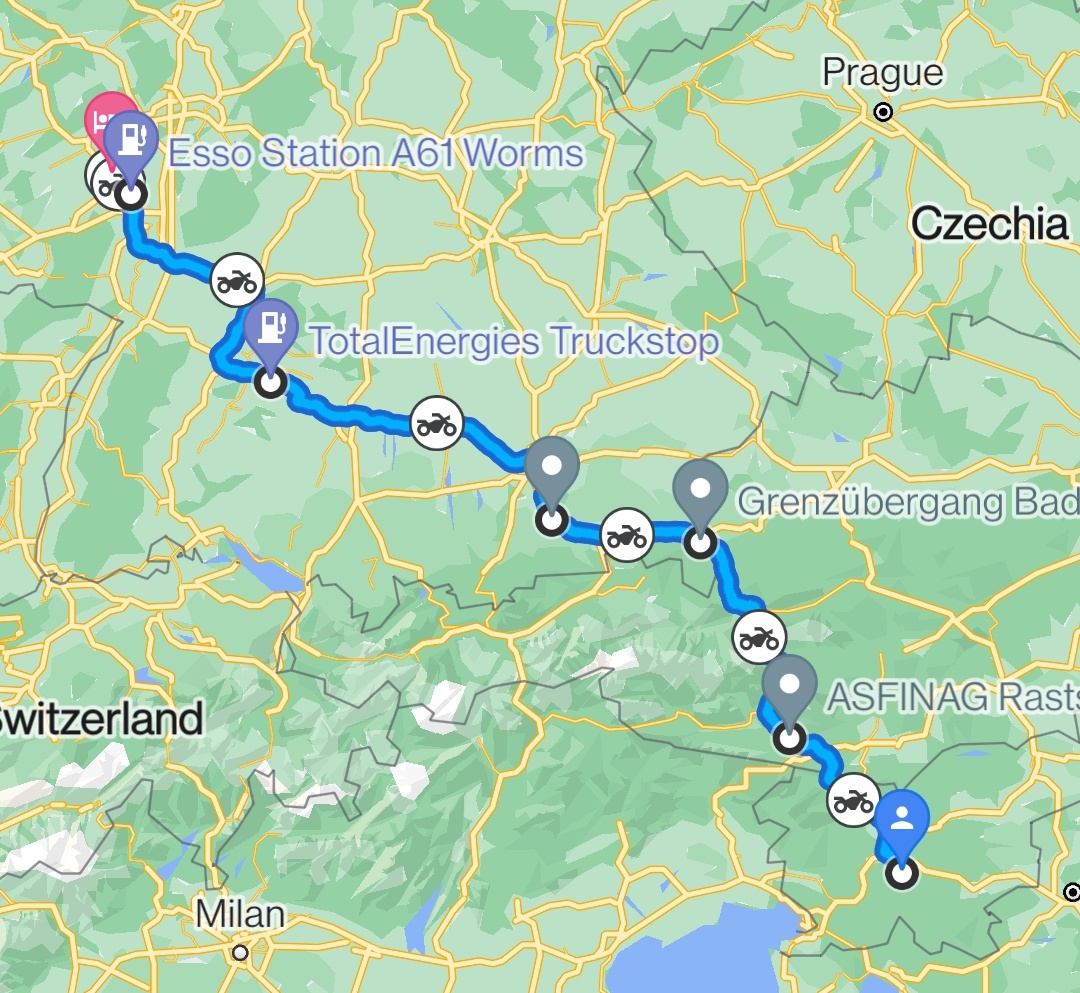 UK to Slovenia, Day 1 of 2