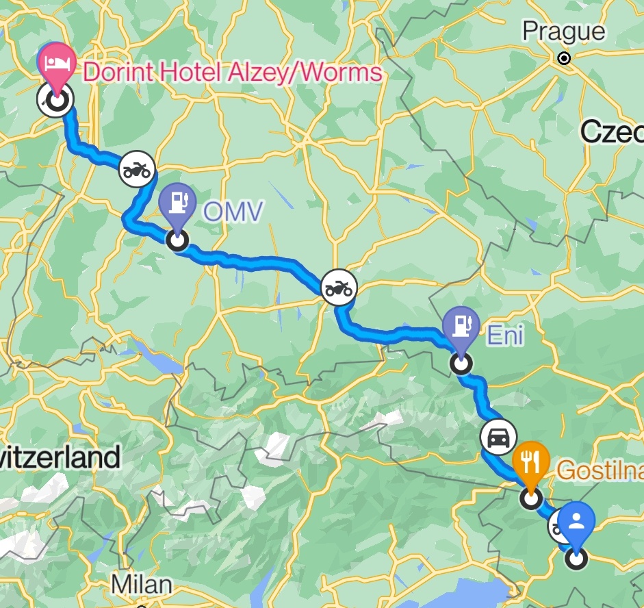 UK to Slovenia, Day 2 of 2