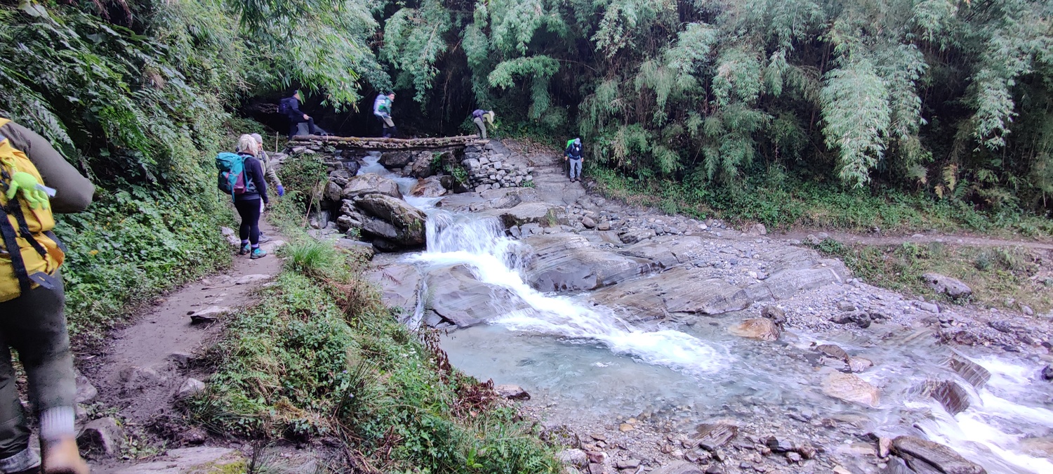 One of the many streams we crossed