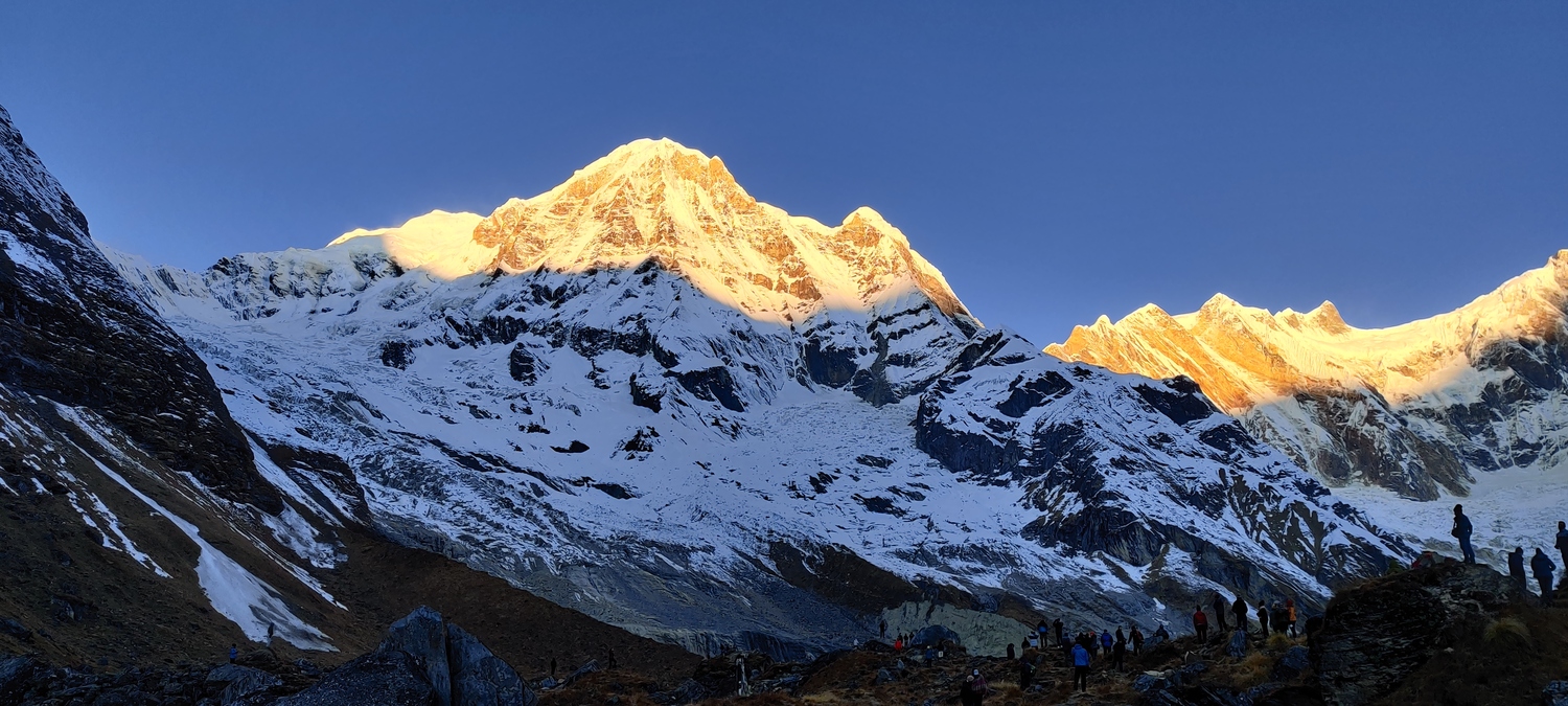 Some morning shots of the Annapurna range