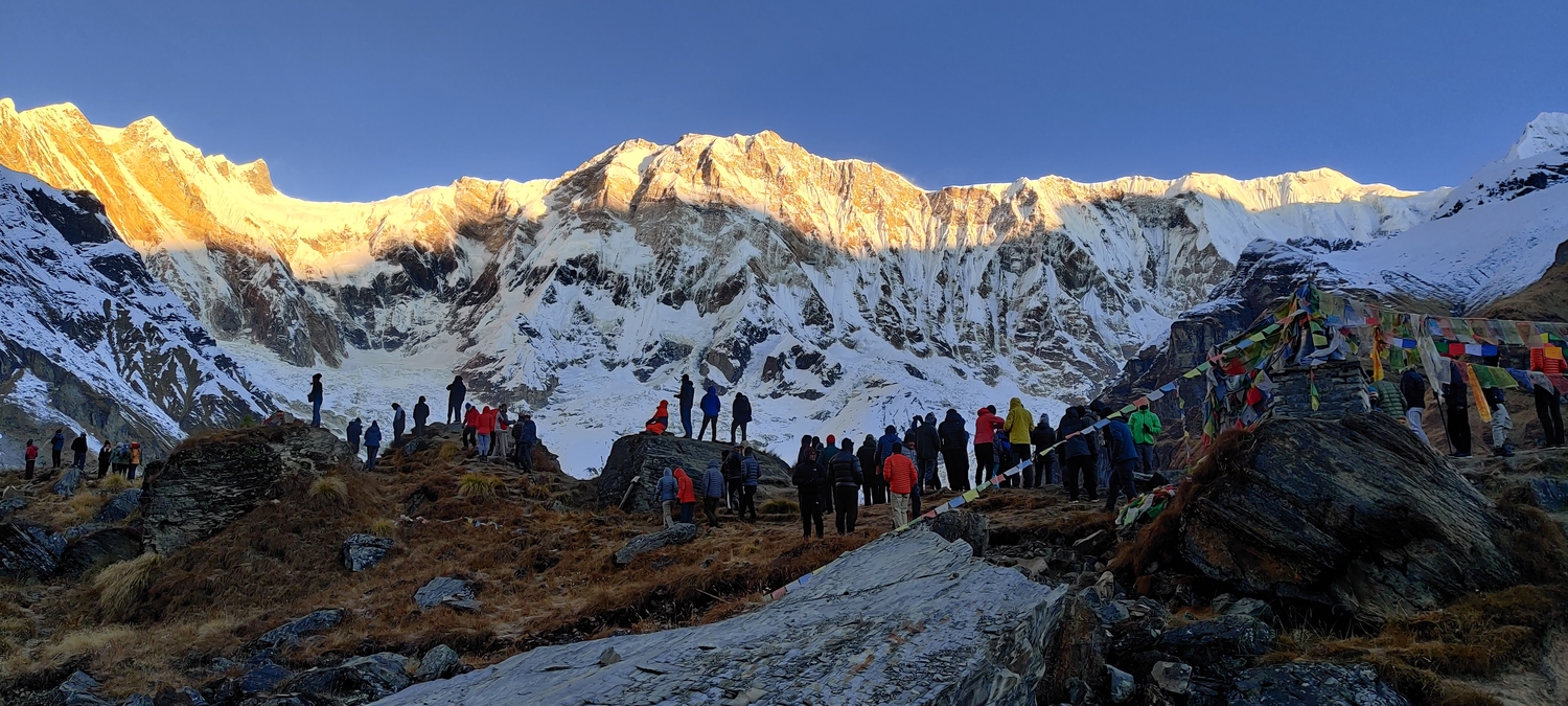 Some morning shots of the Annapurna range