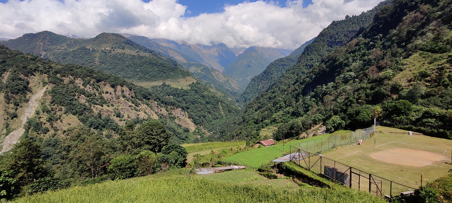 We stopped at Moonlight Guest house for some quick refreshments and this was the stunning view we were gifted with