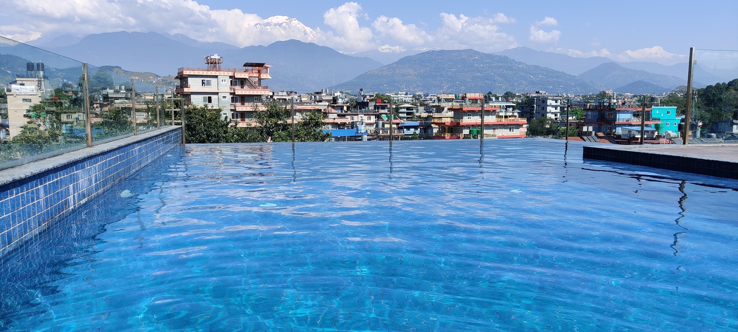 View from the hotel pool