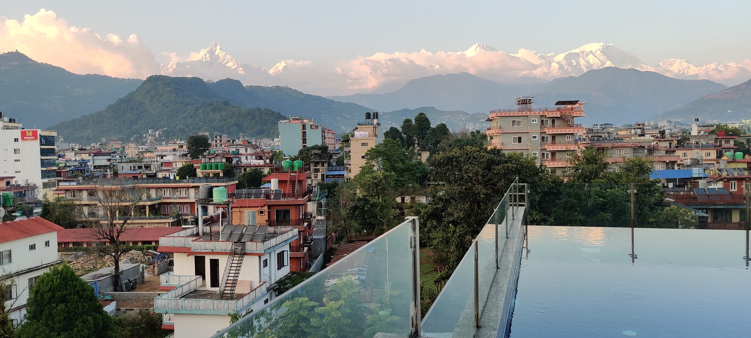 View from the hotel pool