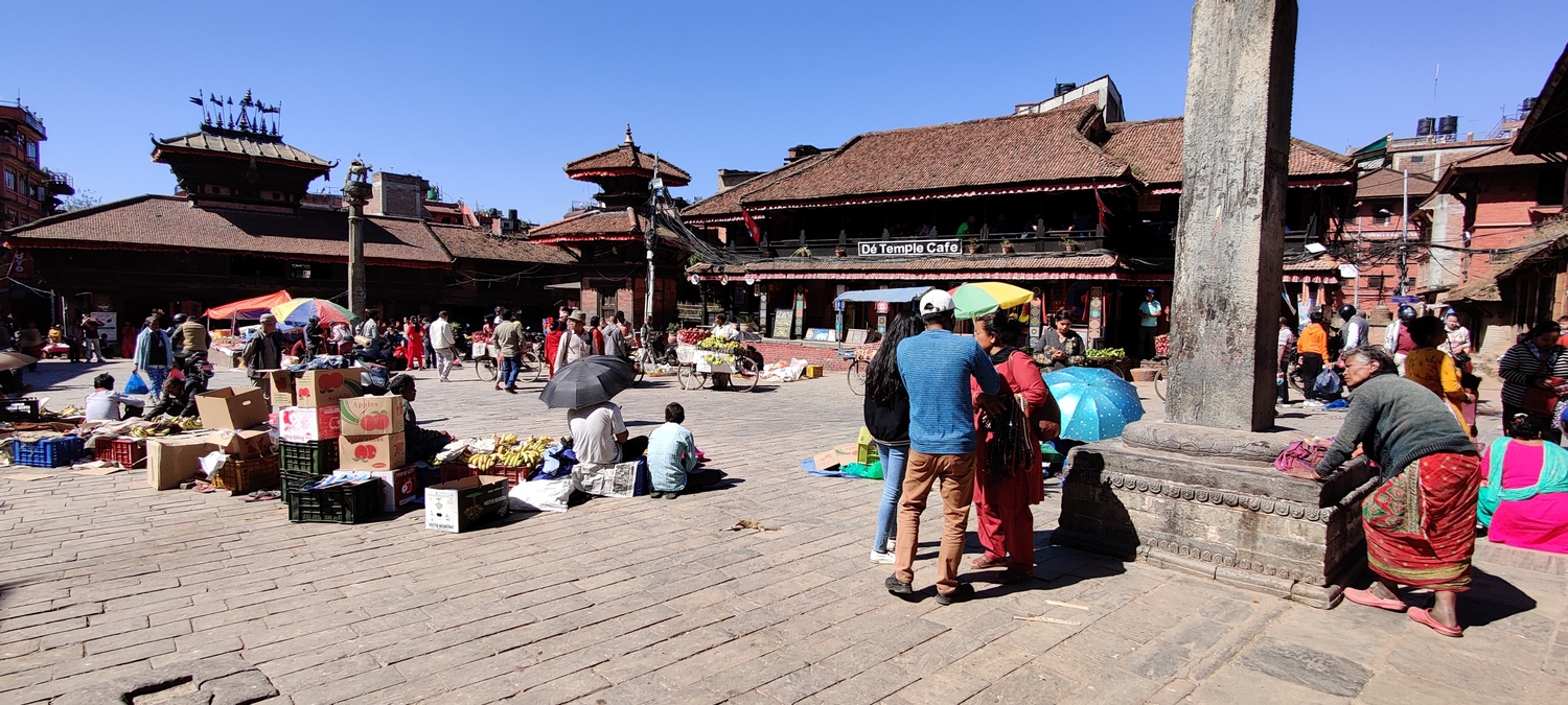 Outside the Dattatraya Temple